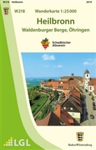 Landesamt für Geoinformation und Landentwicklung Baden-Württemberg, Lg, LGL - Topographische Wanderkarte Baden-Württemberg Heilbronn