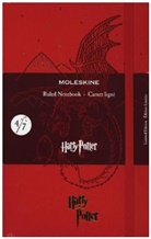 Moleskine Notizbuch - Harry Potter Large, A5, Liniert, Hard Cover, Rot. .4
