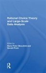 Hans-Peter Blossfeld, Hans-Peter (University of Bremen) Blossfeld, Hans-Peter (University of Bremen) Prein Blossfeld, Hans-Peter Prein Blossfeld, Gerald Prein, Prein Gerald... - Rational Choice Theory and Largescale Data Analysis