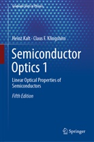 Hein Kalt, Heinz Kalt, Claus F Klingshirn, Claus F. Klingshirn - Semiconductor Optics 1