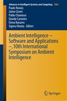 Davide Carneiro, Pablo Chamoso, Pablo Chamoso et al, Jaim Lloret, Jaime Lloret, Elena Navarro... - Ambient Intelligence - Software and Applications -,10th International Symposium on Ambient Intelligence