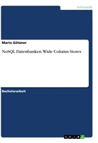 Mario Götzner - NoSQL Datenbanken. Wide Column Stores