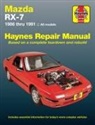 John Haynes, Haynes Publishing - Mazda RX-7 for Mazda RX-7 models inc. turbo (1986-1991) Haynes Repair Manual (USA)