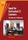Ni&amp;, Anna Ni&amp;380;egorodcew, Anna Nizegorodcew - Input for Instructed L2 Learners Hb