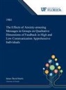 James Harris - The Effects of Anxiety-arousing Messages in Groups on Qualitative Dimensions of Feedback in High and Low Communication Apprehensive Individuals