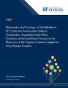 Eric Milstrey - Bionomics and Ecology of Ornithodoros (P.) Turicata Americanus (Marx) (Ixodoidea
