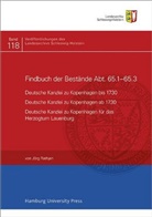 Jörg Rathjen - Findbuch des Bestandes Abt. 65.1-65.3, 2 Teile