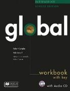 Rober Campbell, Robert Campbell, Rob Metcalf - Global: Global Intermediate / Workbook with Key and Audio-CD