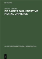 Roberta J Hackel, Roberta J. Hackel - De Sade's quantitative moral universe