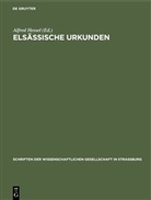 Alfre Hessel, Alfred Hessel - Elsässische Urkunden