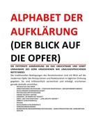 (SP: D) Sozialkritische Professionals: Deutschland, Sozialkritische Professionals: Deutschland (SP: D), Sozialkritische Professionals: Deutschland (SP:D) - ALPHABET DER AUFKLÄRUNG (DER BLICK AUF DIE OPFER)
