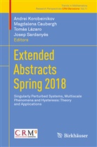 Magdalen Caubergh, Magdalena Caubergh, Andrei Korobeinikov, Tomás Lázaro, Tomás Lázaro et al, Josep Sardanyés - Extended Abstracts Spring 2018
