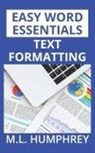 M. L. Humphrey - Text Formatting