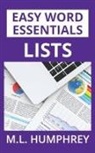 M. L. Humphrey - Lists