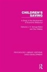 Edmund J S Sonuga-Barke, Edmund J. S. Sonuga-Barke, Edmund J.S. Sonuga-Barke, Edmund J.s. (University of Southampt Sonuga-Barke, Edmund J.s. Webley Sonuga-Barke, Paul Webley... - Children''s Saving