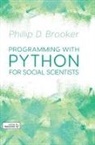 Author, Phillip Brooker, Phillip (University of Liverpool Brooker - Programming With Python for Social Scientists