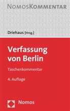 Hans-Joachi Driehaus, Hans-Joachim Driehaus - Verfassung von Berlin, Taschenkommentar