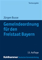 Jürgen Busse, Jürge Busse, Jürgen Busse - Gemeindeordnung für den Freistaat Bayern
