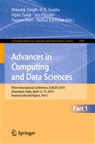 Jan Flusser, P. K. Gupta, P.K. Gupta, K Gupta, P K Gupta, Rekha Kashyap... - Advances in Computing and Data Sciences