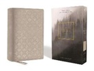 Thomas Nelson - Nkjv, Abide Bible, Leathersoft, Stone, Red Letter Edition, Comfort