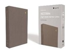 Thomas Nelson - Net Bible, Single Column Reference, Cloth Over Board, Gray, Comfort