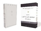 Catholic Bible Press, Thomas Nelson - NRSV Catholic Edition Gift Bible, White Leathersoft (Comfort Print, Holy Bible, Complete Catholic Bible, NRSV CE)