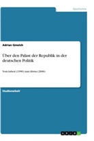 Adrian Gmelch - Über den Palast der Republik in der deutschen Politik