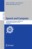 Alexe Karpov, Alexey Karpov, Rodmonga Potapova, Albert Ali Salah - Speech and Computer