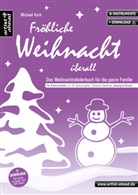 Michael Koch - Fröhliche Weihnacht überall, für für B-Instrumente, Gesang und Klavier