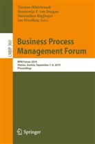 Boudewijn F. van Dongen, Boudewij F van Dongen, Boudewijn F van Dongen, Thomas Hildebrandt, Jan Mendling, Maximilian Röglinger... - Business Process Management Forum