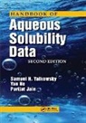 Yan He, He Yan, Parijat Jain, Jain Parijat, Samuel H. Yalkowsky, Samuel H. (University of Arizona Yalkowsky... - Handbook of Aqueous Solubility Data