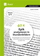 Stefan Schäfer - 40 x Epik analysieren in Stundenbildern 9-10