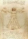 0 Leonardo Da Vinci, Leonardo Da Vinci, Leonardo Da Vinci, 0 Leonardo Da Vinci - Vitruvian Man Notebook