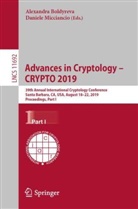 Alexandr Boldyreva, Alexandra Boldyreva, Micciancio, Micciancio, Daniele Micciancio - Advances in Cryptology - CRYPTO 2019