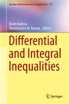 Dori Andrica, Dorin Andrica, M Rassias, M Rassias, Themistocles M. Rassias - Differential and Integral Inequalities