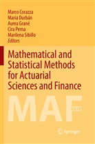 Marco Corazza, Marí Durbán, María Durbán, Aurea Grané, Aurea Grané et al, Cira Perna... - Mathematical and Statistical Methods for Actuarial Sciences and Finance