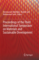 Benmounah Abdelbaki, Brahi Safi, Brahim Safi, Mohammed Saidi - Proceedings of the Third International Symposium on Materials and Sustainable Development