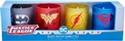 Insight Editions - DC Comics: Justice League Glass Votive Candle Set: Set of 4