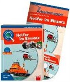 Sandy Willems-van der Gieth - Leselauscher Wissen - Helfer im Einsatz, Set m. Audio-CD