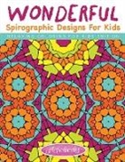 Activibooks For Kids - Wonderful Spirographic Designs For Kids - Relaxing Coloring For Kids Edition