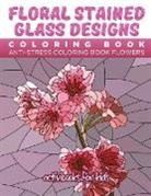 Activibooks For Kids - Floral Stained Glass Designs Coloring Book