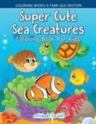Activibooks For Kids - Super Cute Sea Creatures Coloring Book For Kids - Coloring Books 5 Year Old Edition