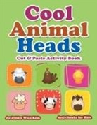 Activibooks For Kids - Cool Animal Heads Cut & Paste Activity Book - Activities With Kids