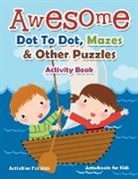 Activibooks For Kids - Awesome Dot To Dot, Mazes & Other Puzzles Activity Book - Activities For Kids