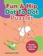 Activibooks For Kids - Fun & Hip Dot To Dot Puzzles - Puzzle 4 Year Old Edition