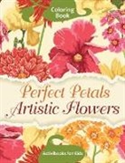 Activibooks For Kids - Perfect Petals Artistic Flowers Coloring Book