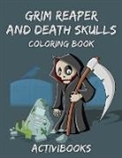 Activibooks - Grim Reaper and Death Skulls Coloring Book