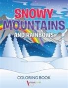 Activibooks For Kids - Snowy Mountains and Rainbows Coloring Book