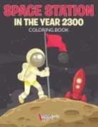 Activibooks For Kids - Space Station in the Year 2300 Coloring Book