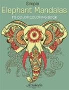 Activibooks - Simple Elephant Mandalas to Color Coloring Book